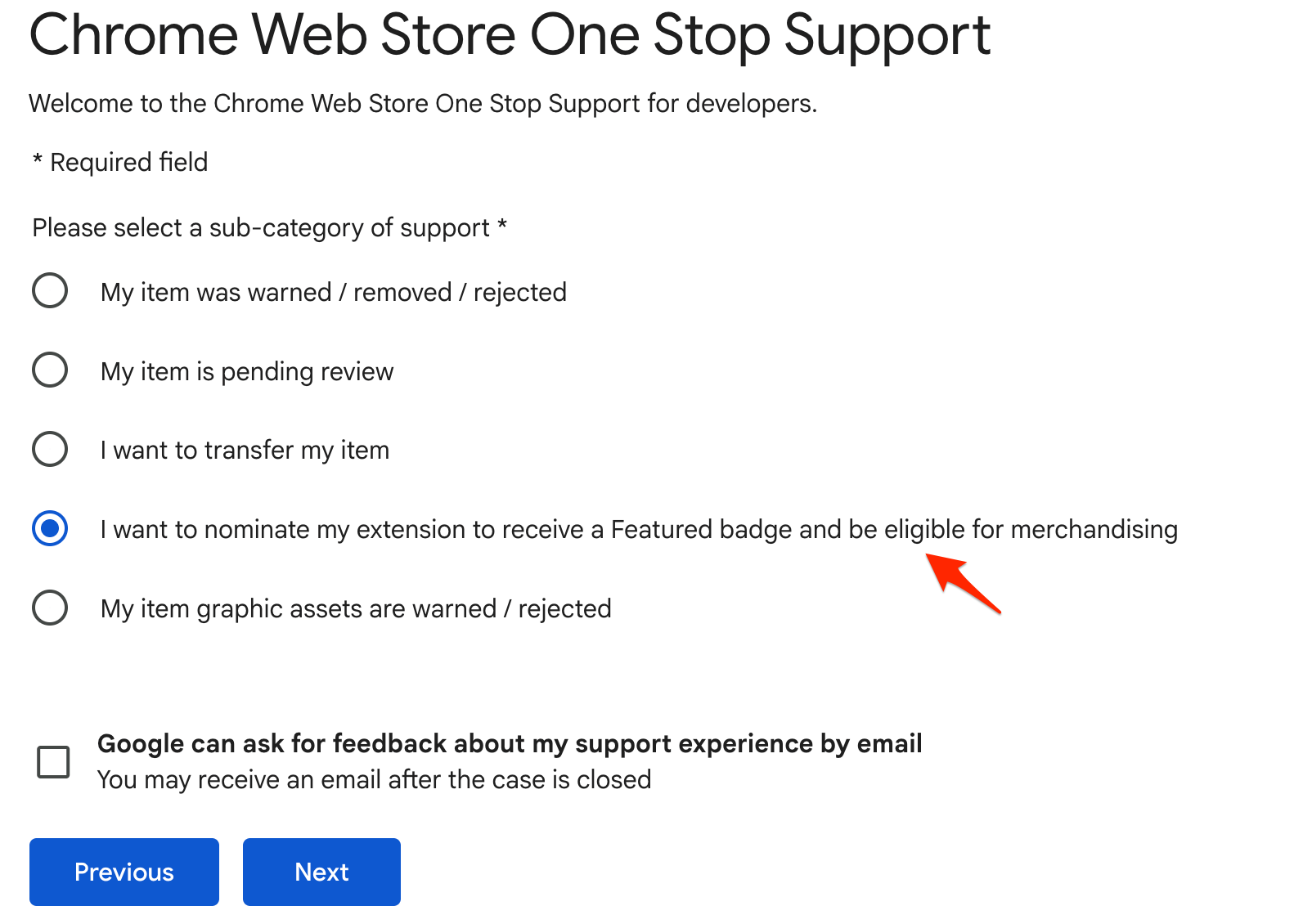 One Stop Support: nominate for Featured badge
